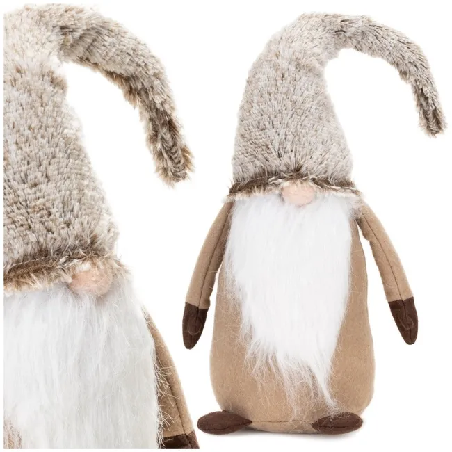 Skrzat świąteczny 60 cm ozdoba świąteczna krasnal świąteczny, gnom stojący figurka