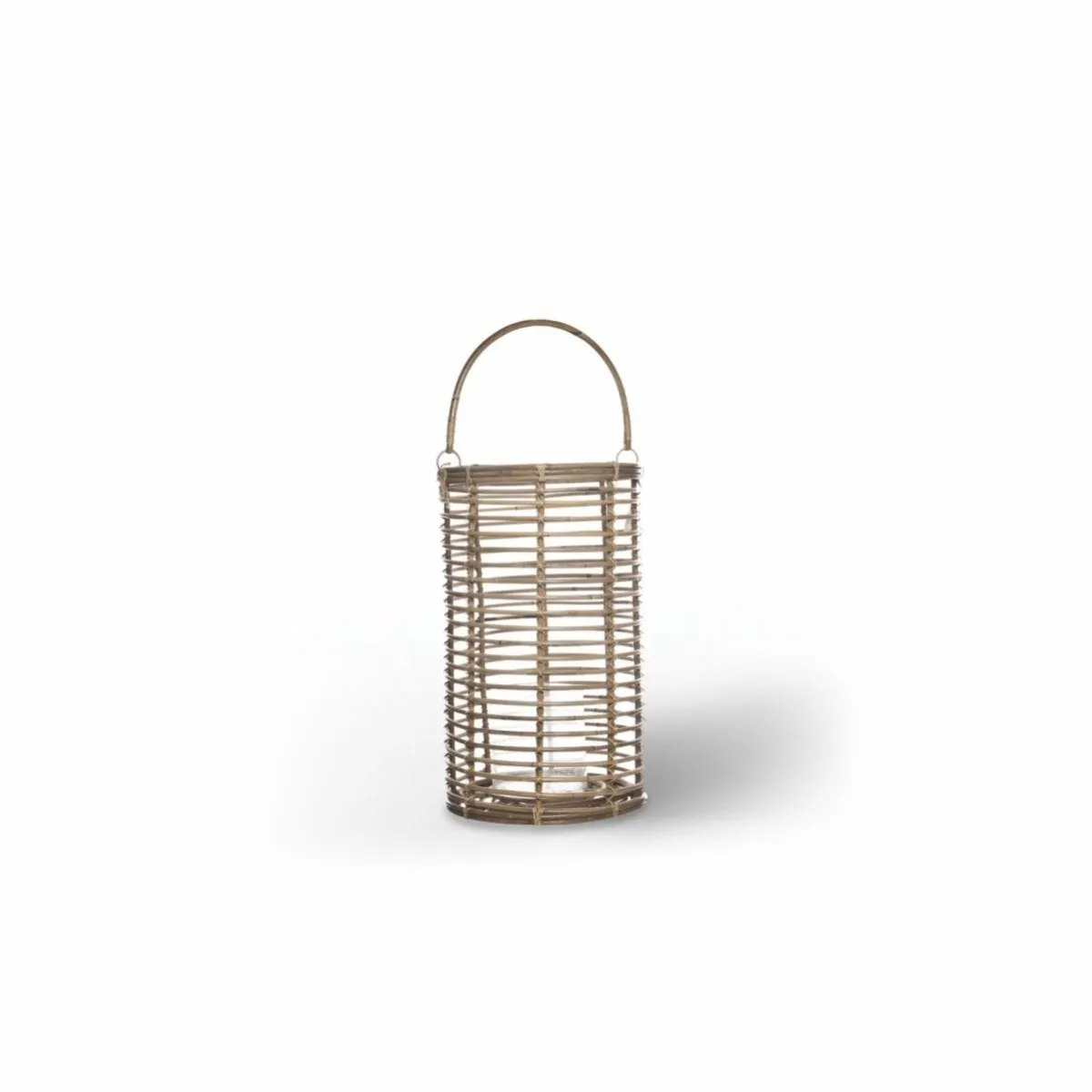 Lampion okrągły AVIGNON  Ø30x52 Vimine naturalny naturalny rattan