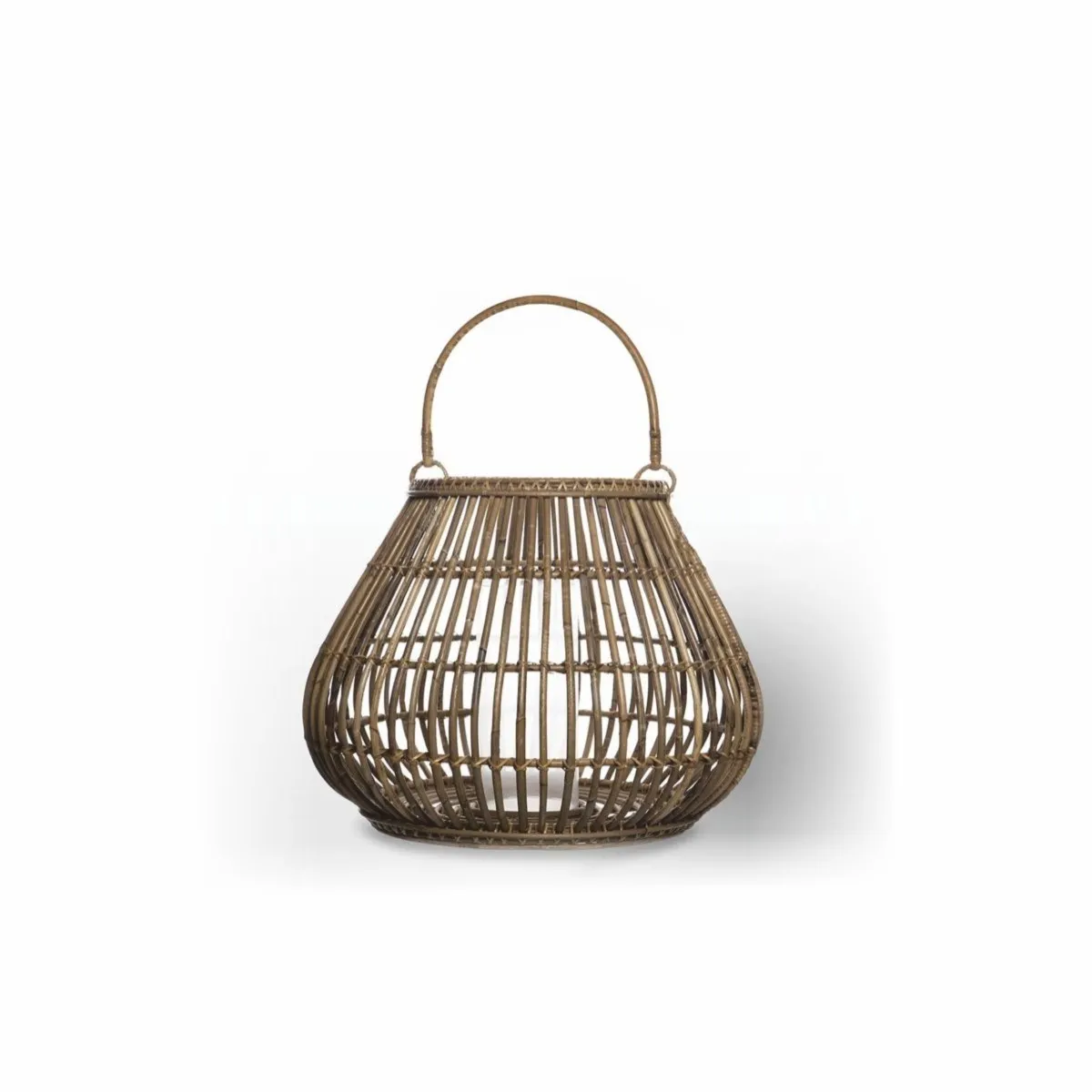Lampion okrągły CAEN  Ø64x53 Vimine naturalny naturalny rattan