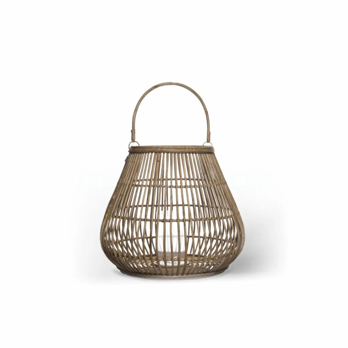 Lampion okrągły CAEN  Ø69x59 Vimine naturalny naturalny rattan