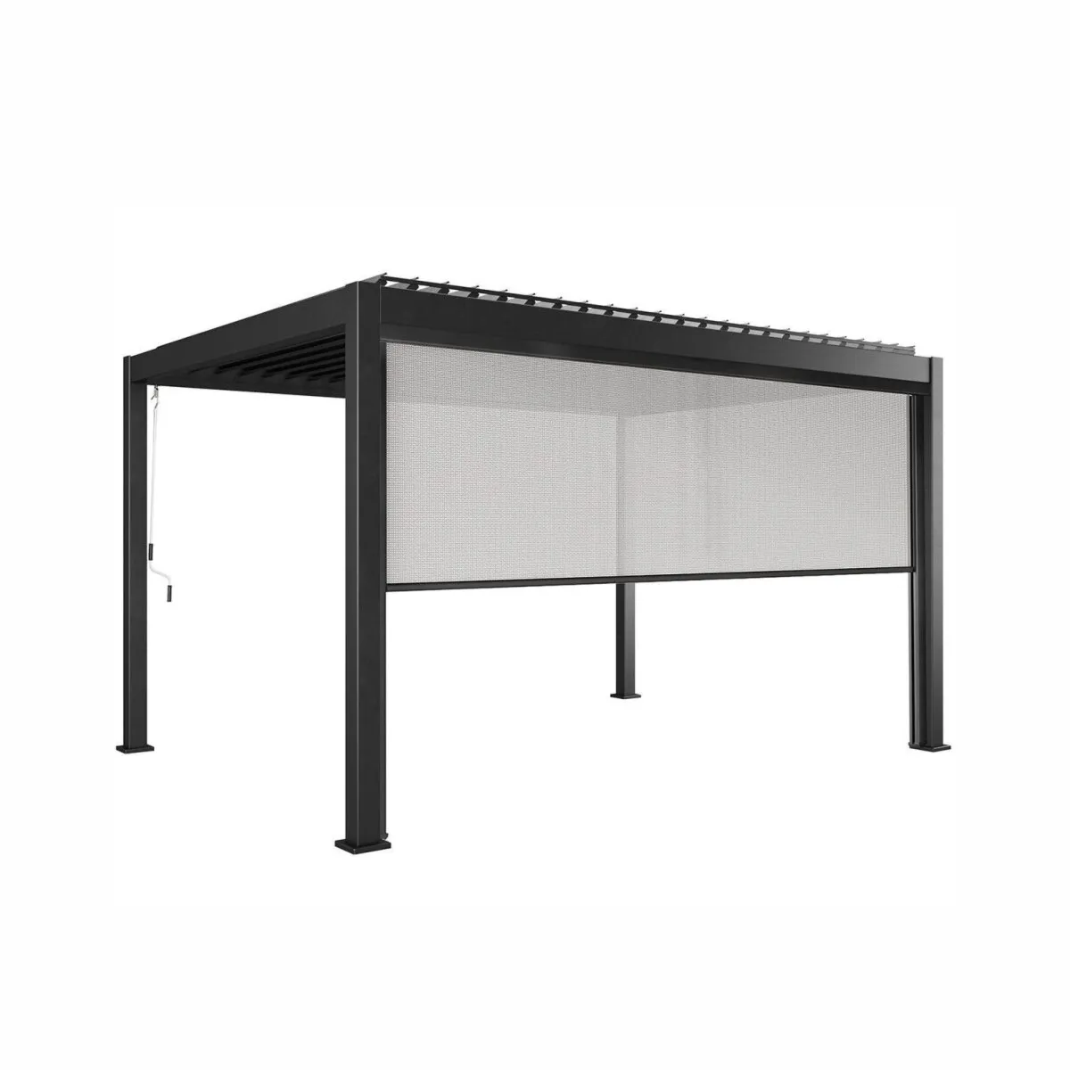 Roleta przeciwsłoneczna do zadaszenia PERARA  400cm ZUMM antracytowa aluminium