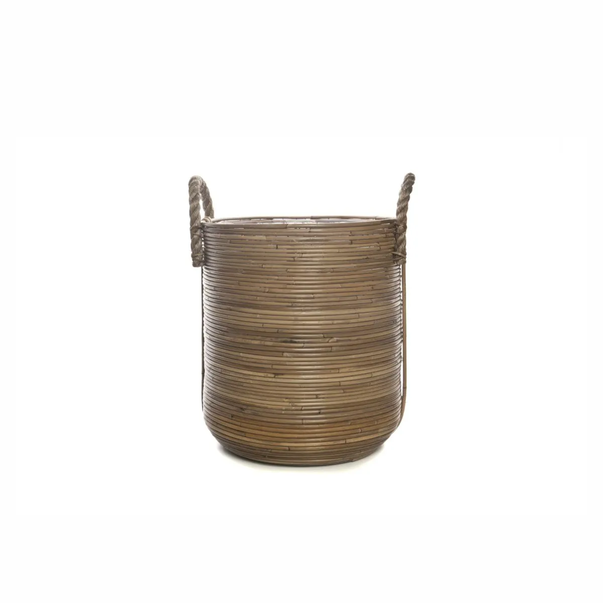 Kosz rattanowy osłona donicy AMIENS  40x40x45 Vimine brązowy