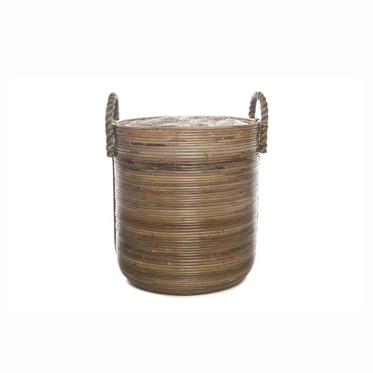 Kosz rattanowy osłona donicy AMIENS  45x45x50 Vimine brązowy