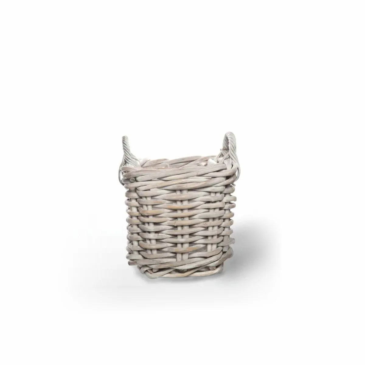 Kosz rattanowy osłonka donicy NARBONNE  35x35x35 Vimine biały