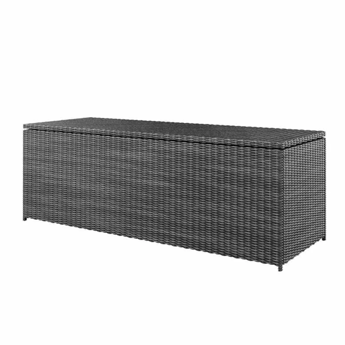 Skrzynia na poduszki ogrodowe SCATOLA  200x82x74 1181L Oltre royal szara technorattan