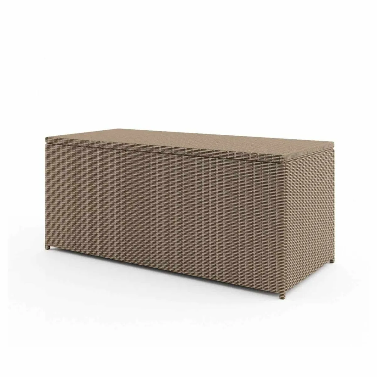 Skrzynia ogrodowa SCATOLA  160x82x74 954L Oltre royal piaskowa technorattan