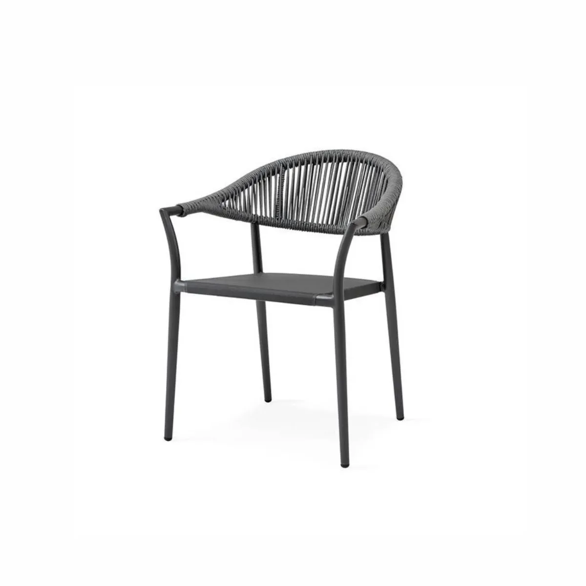 Krzesło ogrodowe MATERA  52x52x77 Suns antracytowe