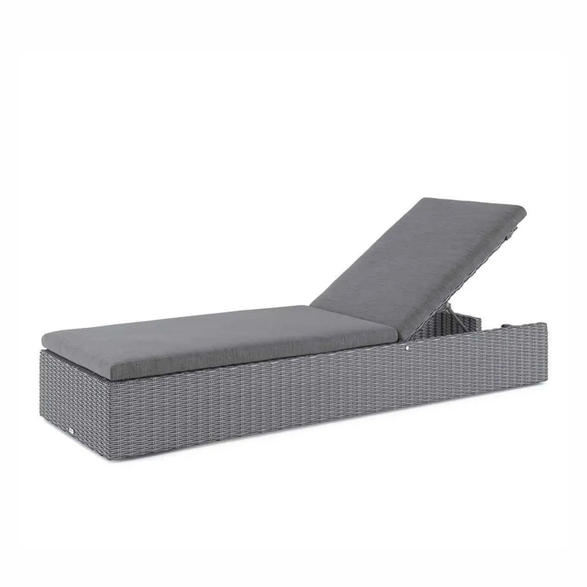 Leżak ogrodowy ALICE  65x200 Oltre royal szary technorattan
