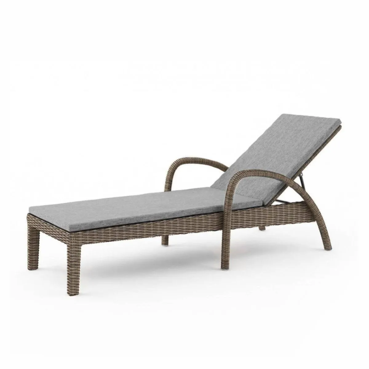 Leżak ogrodowy GRAZIA  74x205 Oltre royal piaskowy technorattan