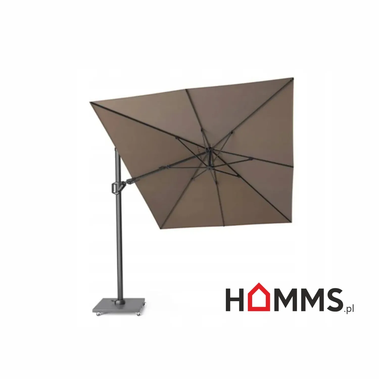 Parasol ogrodowy Challenger T2 Premium 3,5x2,6 Havanna