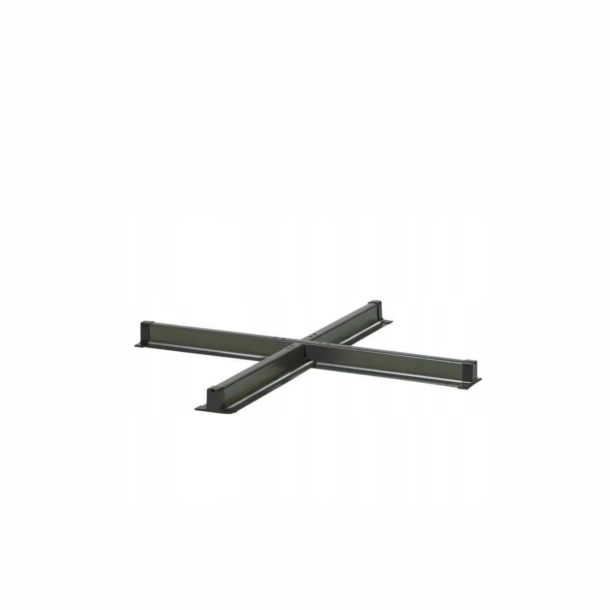 Podstawa krzyżowa do parasola   100x100 cm PLATINUM czarna