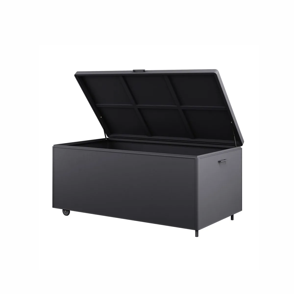 Skrzynia do ogrodu, na balkon CONTENITORE   ZUMM antracytowa aluminium