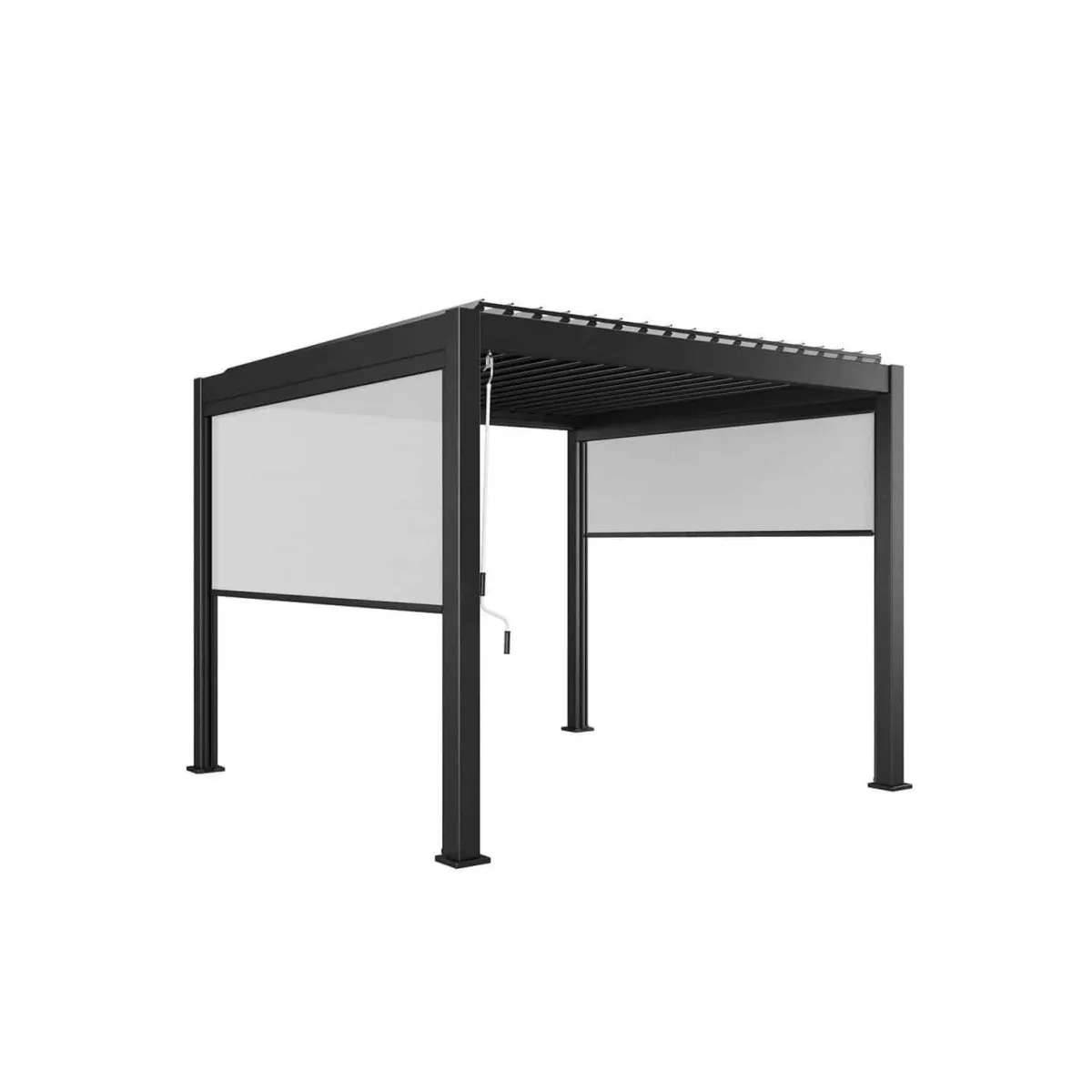 Roleta do zadaszeń tarasowych PERARA  720x360cm ZUMM antracytowa aluminium