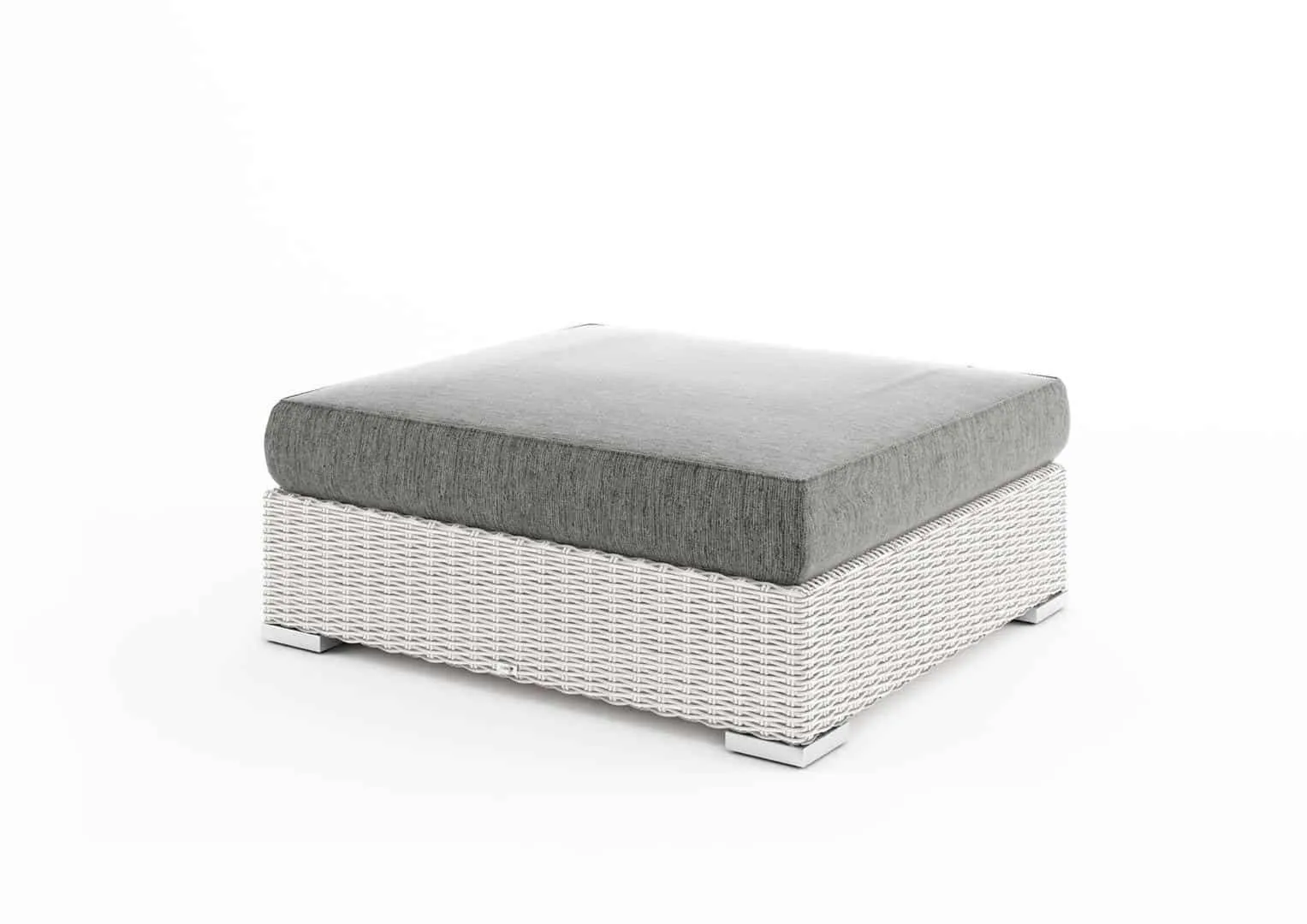 Stolik / puf ogrodowy (z szybą i poduszką) ROYAL