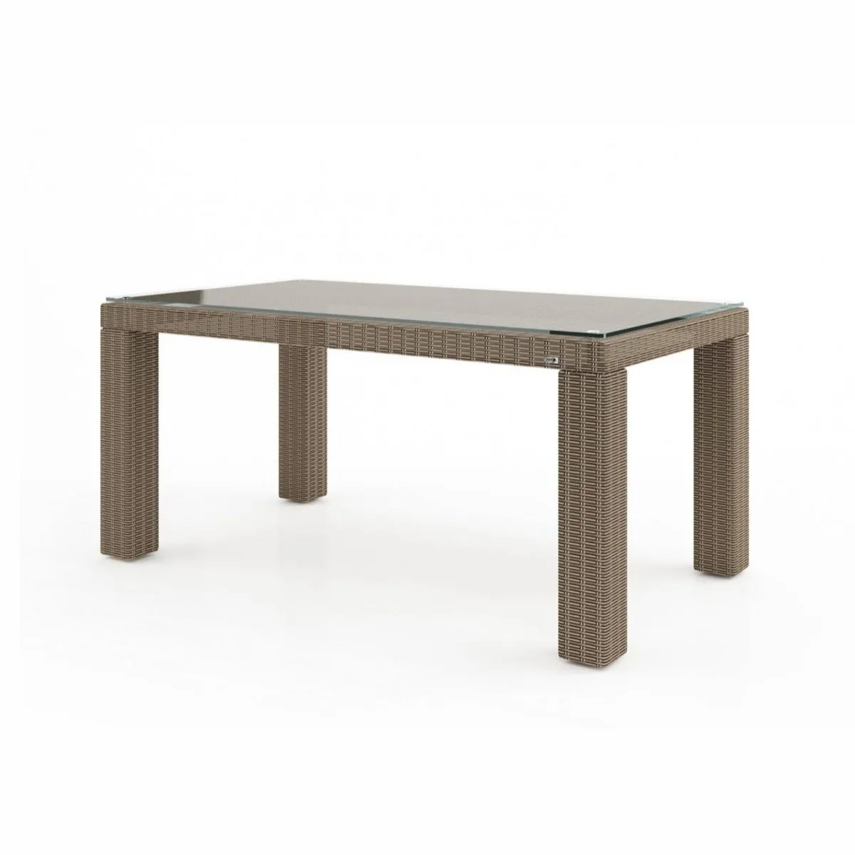 Stół ogrodowy RAPALLO   160x90 Oltre royal piaskowy technorattan