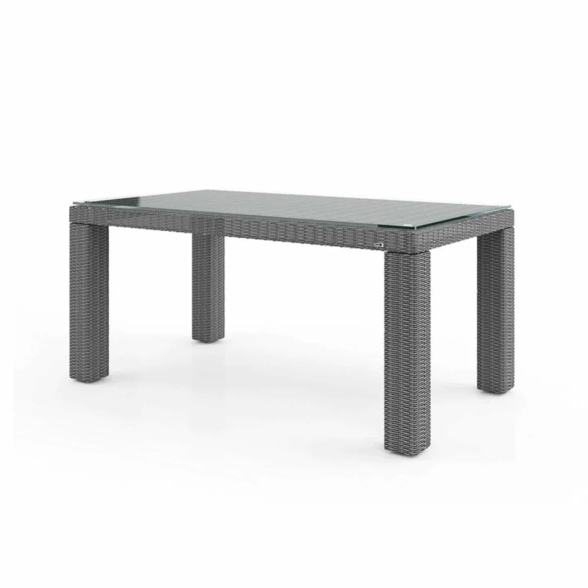 Stół ogrodowy RAPALLO   160x90 Oltre royal szary technorattan