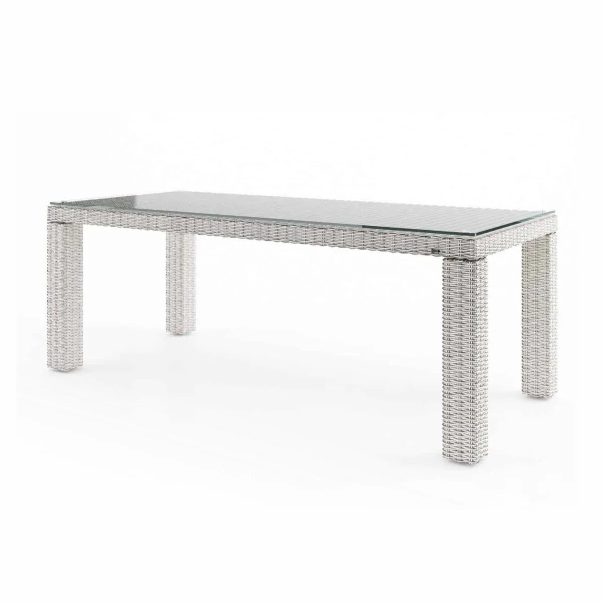 Stół ogrodowy RAPALLO   220 Oltre royal biały technorattan