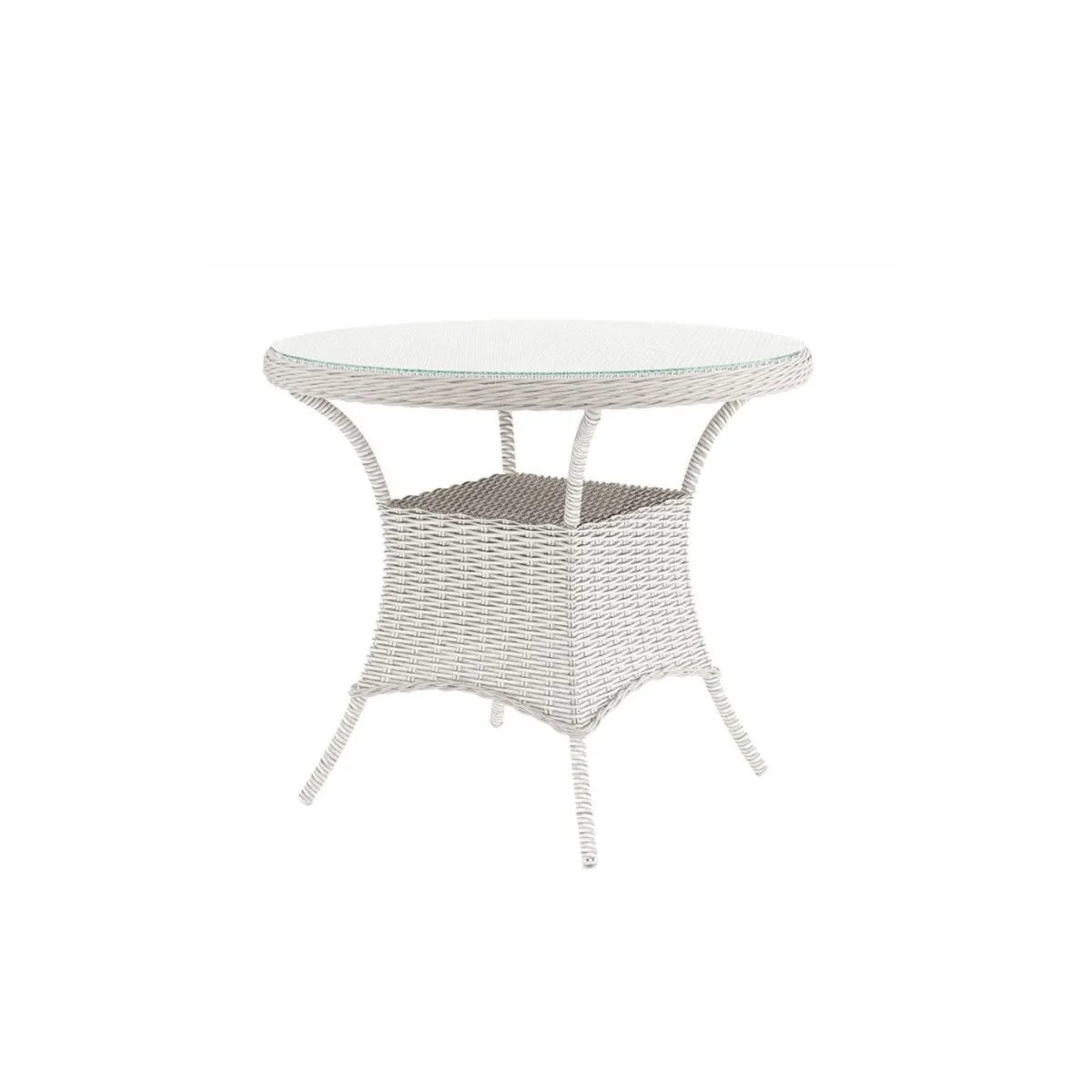 Stół ogrodowy FILIP II  Oltre royal biały technorattan