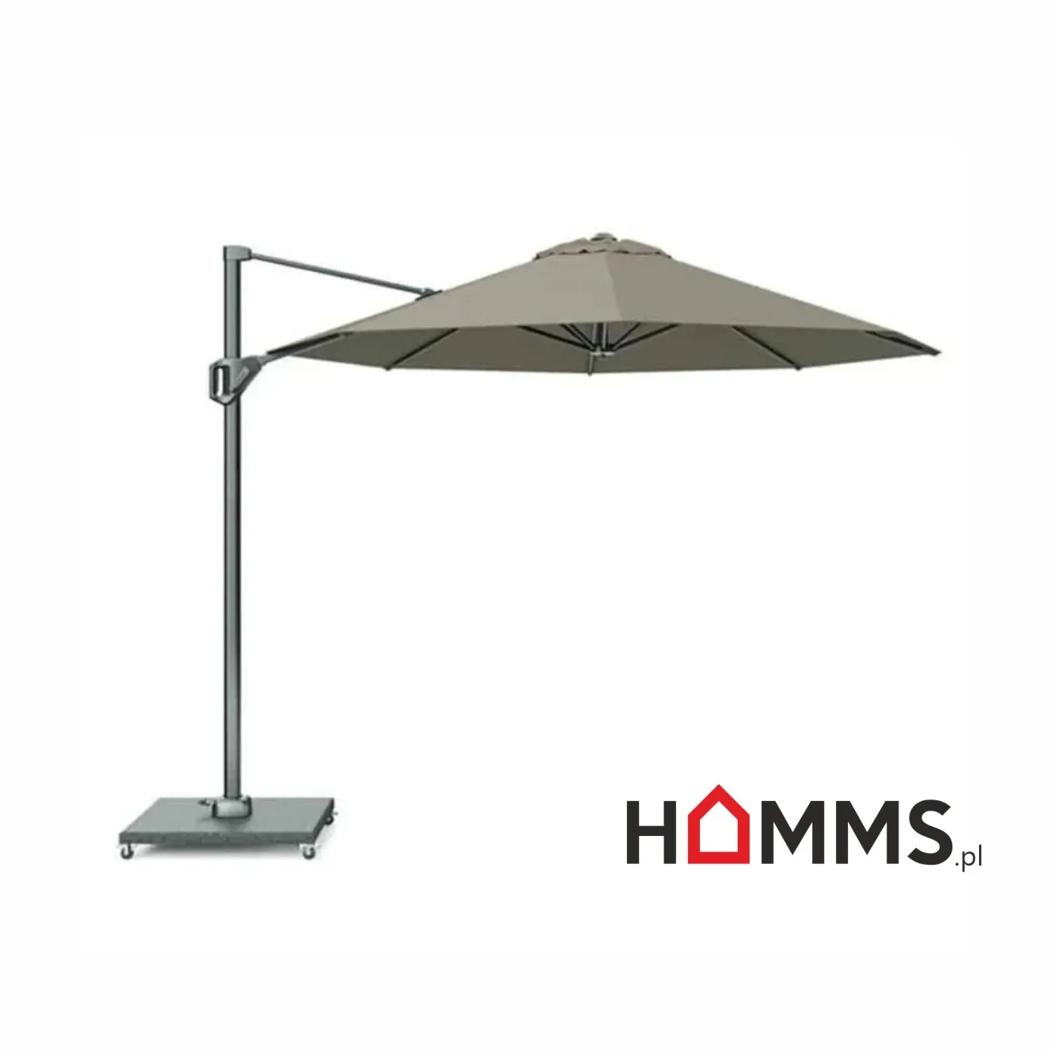 Parasol ogrodowy z regulowanym kątem nachylenia czaszy Voyager T¹ Ø 3m - beżowy