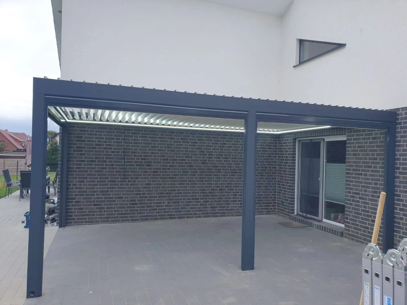 Zadaszenie tarasowe aluminiowe MOODWAY 300X600cm antracyt