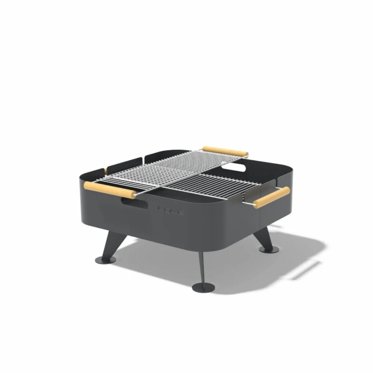 Kwadratowe palenisko Back to fire 59 x 59cm