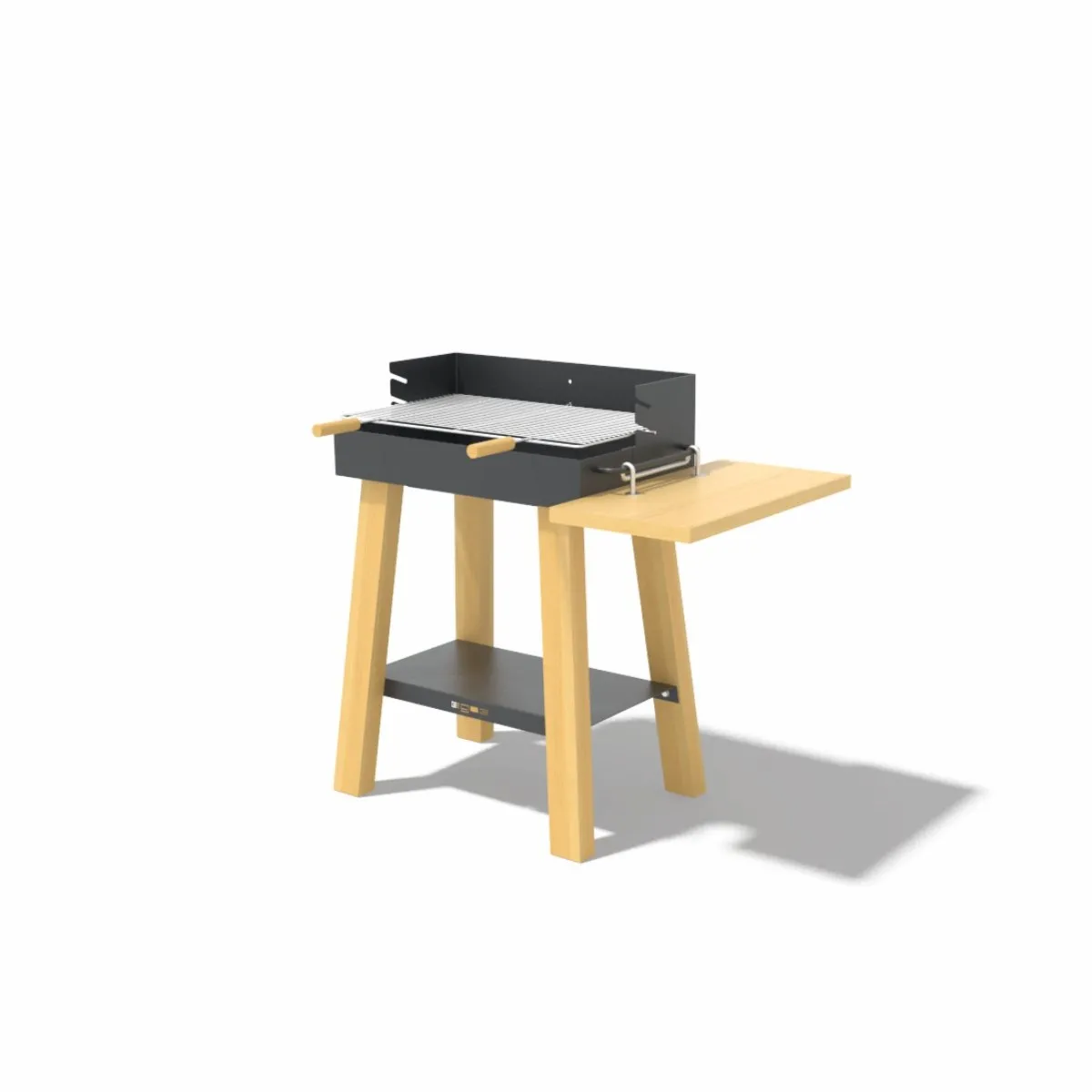 Grill Back to fire akacja olejowana 75.5 x 66.5cm