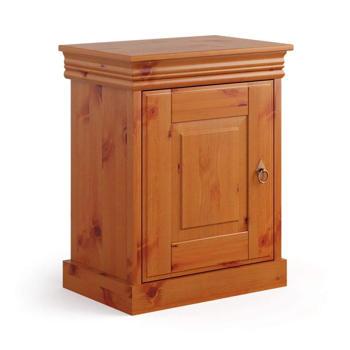 Drewniana szafka nocna nakastlik miodowa sosna Toskania