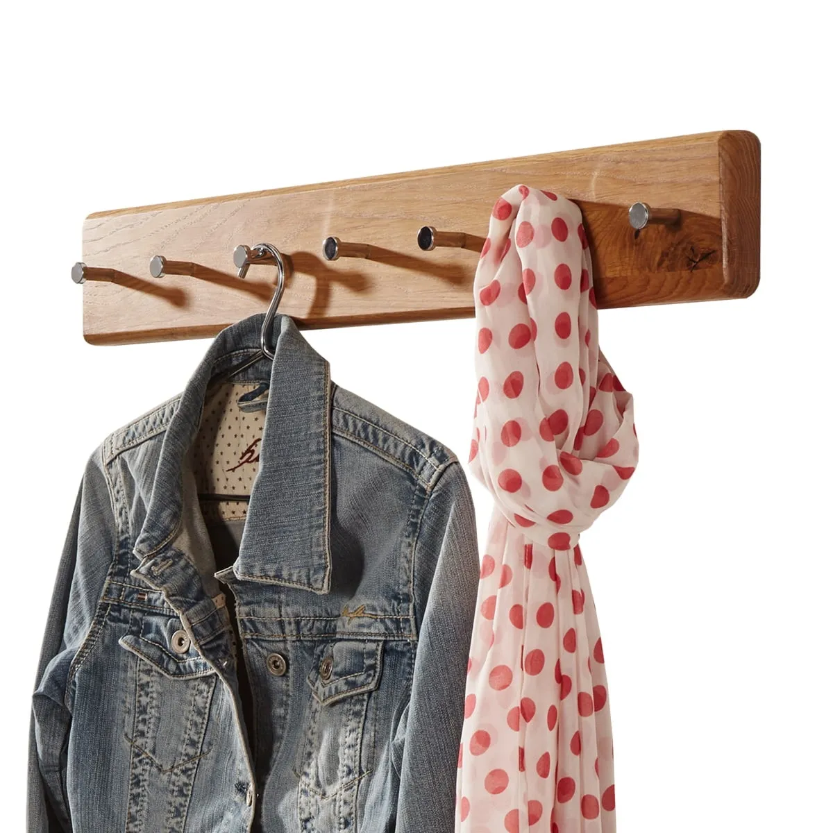 Wieszak dębowy duży Gialo