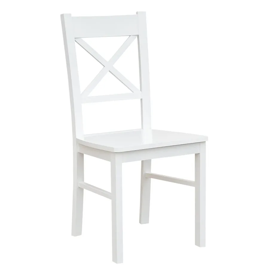 Krzesło Belluno Elegante 22 z siedziskiem białym