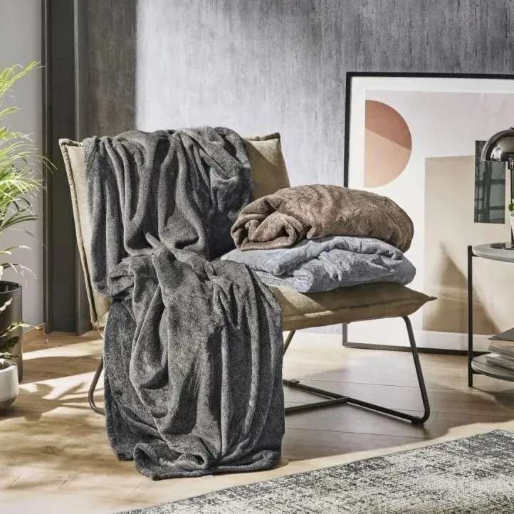 Koc BUGATTI Melange grafitowy 3300-850 160/220