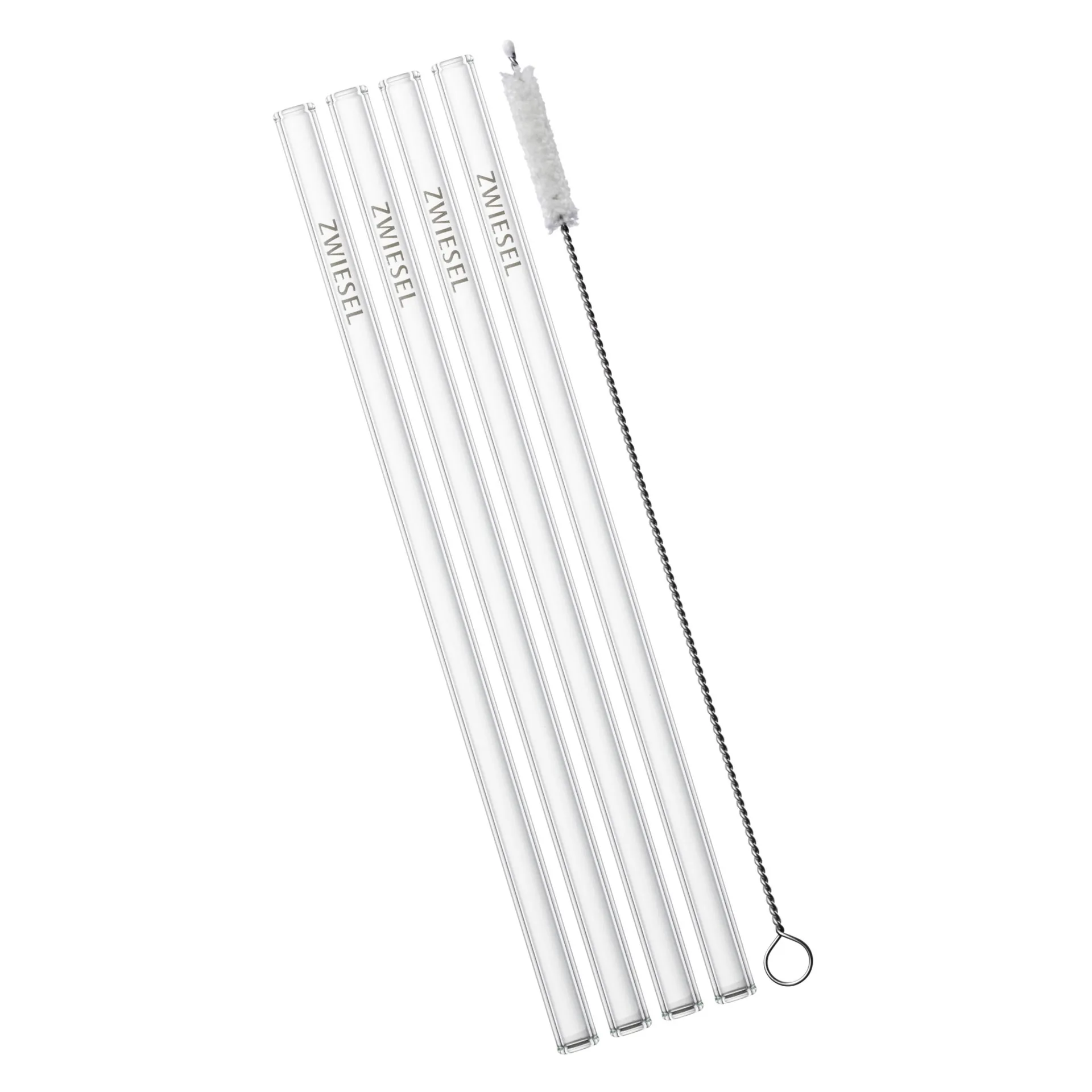 Rurki szklane dł. 21 cm ze szczoteczką