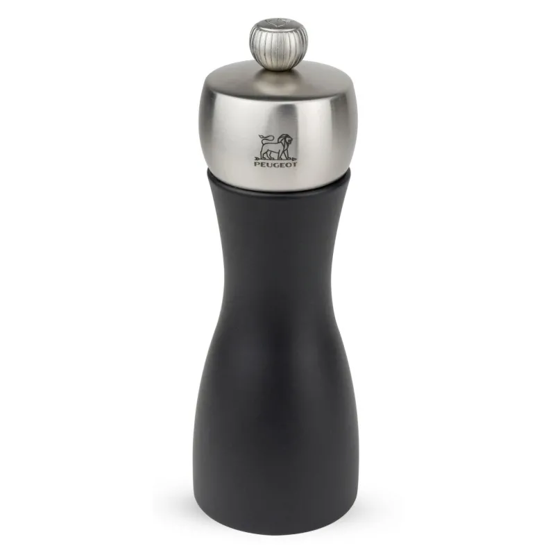 Młynek do soli Fidji, 15 cm czarny mat