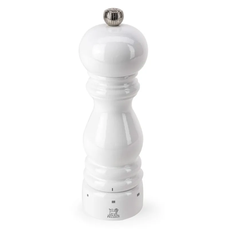 Młynek do soli Paris 18 cm, biały lakier, u-sel