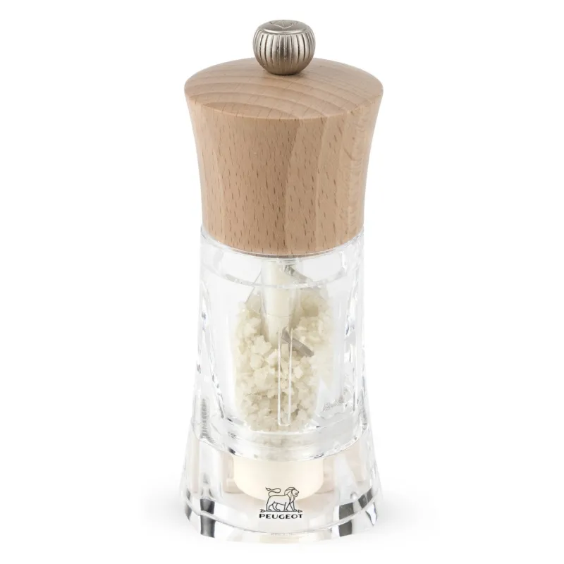 Młynek Oleron 14 cm do soli morskiej naturalny