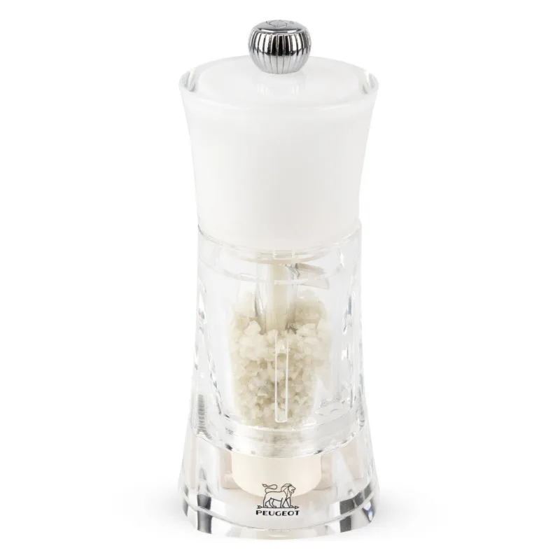 Młynek Molene14 cm do soli morskiej biały