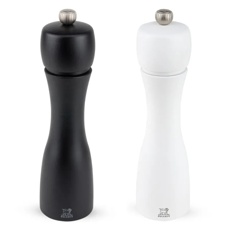TAHITI Zestaw młynków do soli i pieprzu 20 cm czarny