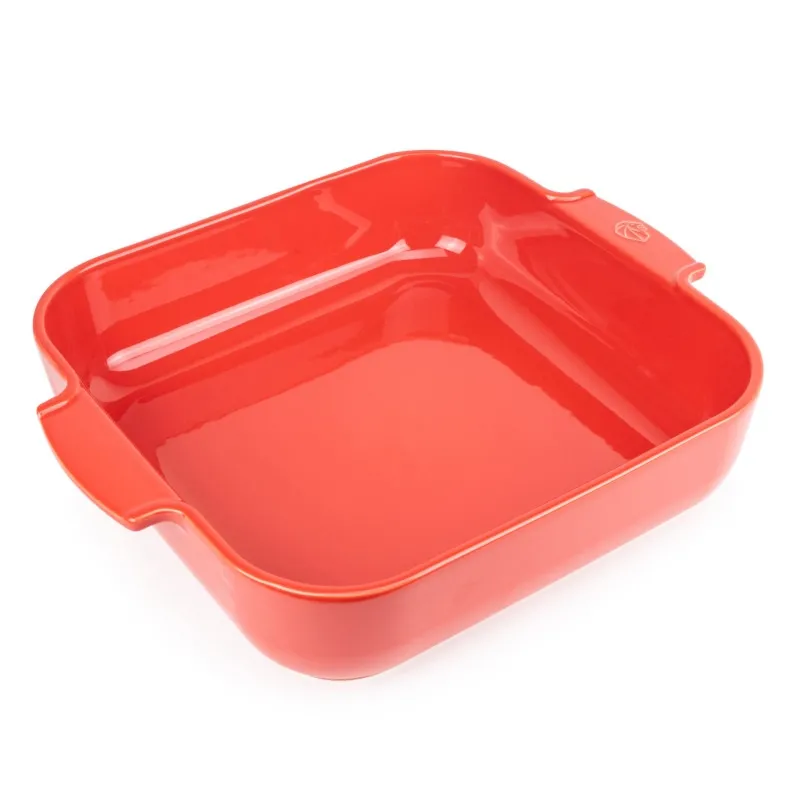 APPOLIA Naczynie kwadratowe 36 cm czerwone