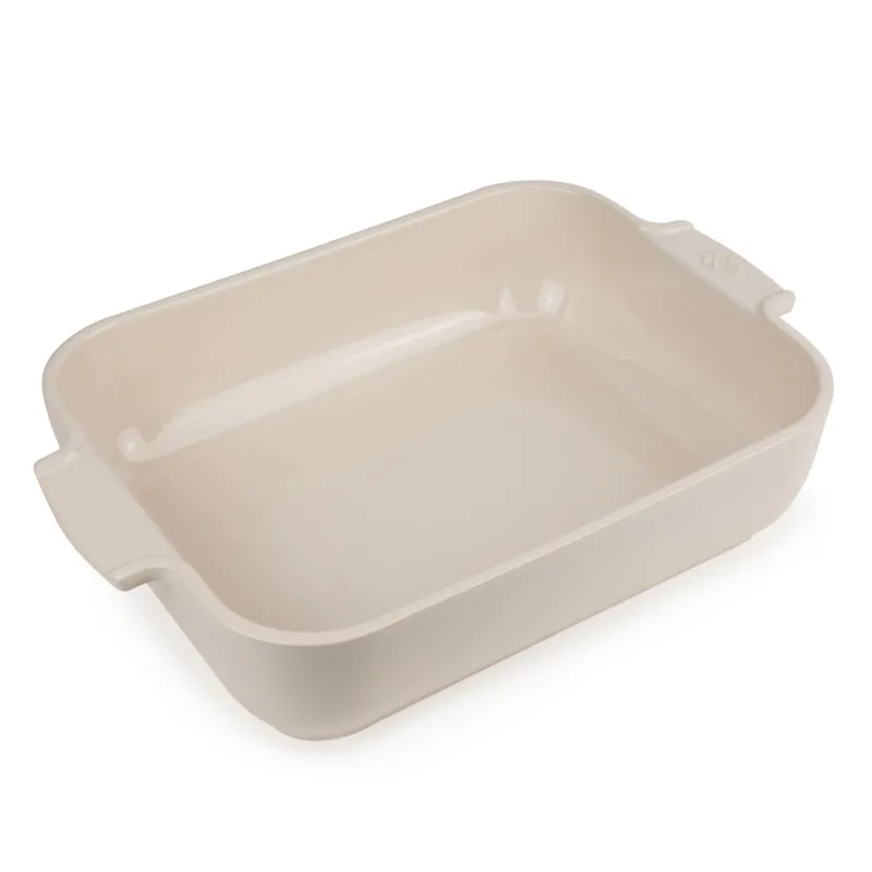 APPOLIA Naczynie prostokątne 32 cm ecru