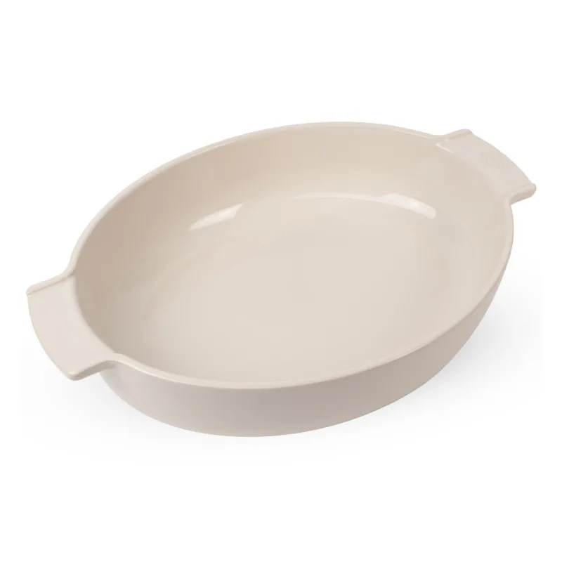 APPOLIA Naczynie owalne 40 cm ecru