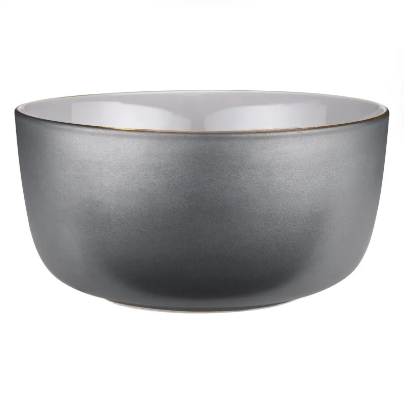 TIME Misa porcelanowa śr.22 cm grafitowo-szara Verlo