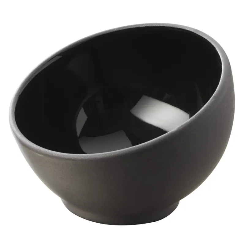 Solid miseczka asymetryncza 40 ml, czarna