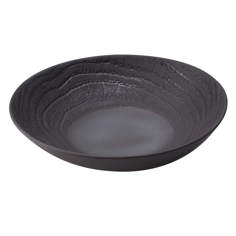 Talerz głeboki 24cm ARBORESCENCE czarny