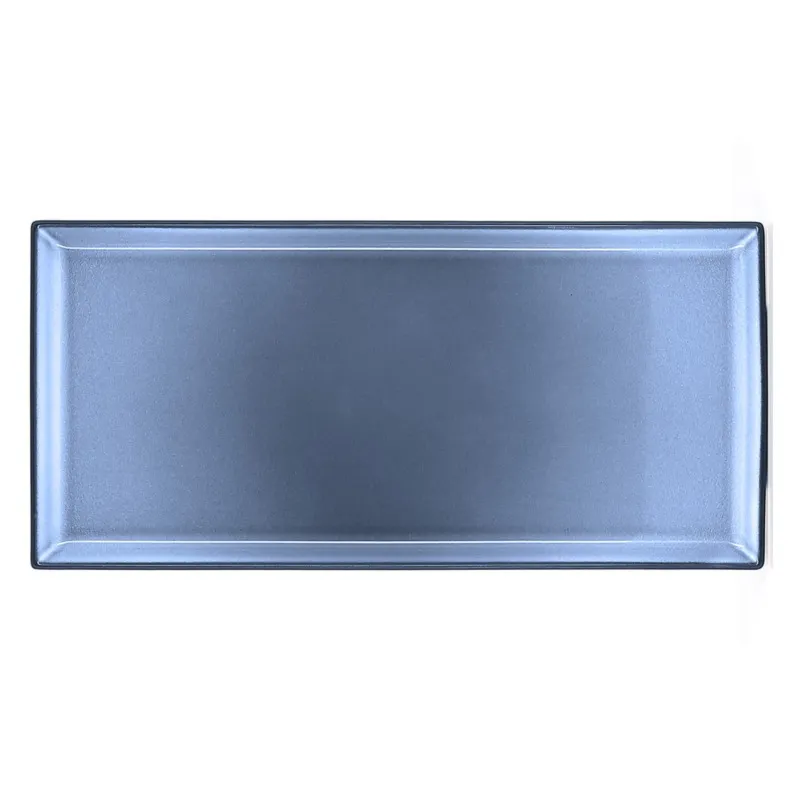 EQUINOXE Talerz prostokatny 32,5x15 cm, niebieski