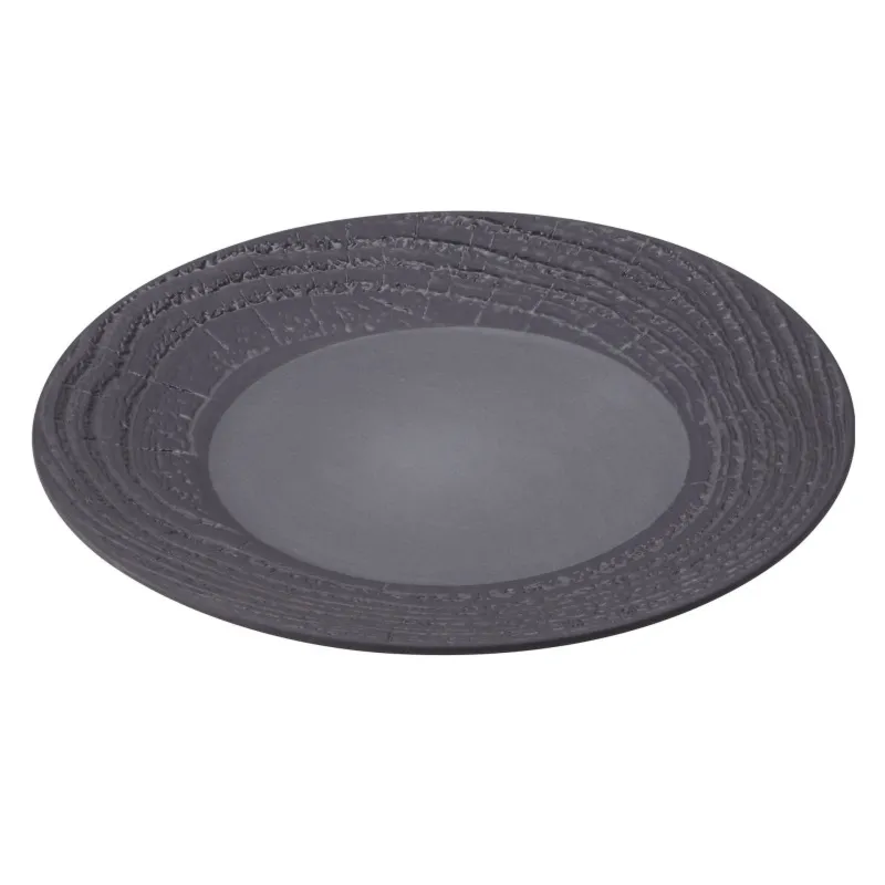 Talerz płaski grafitowy śr. 26 cm
