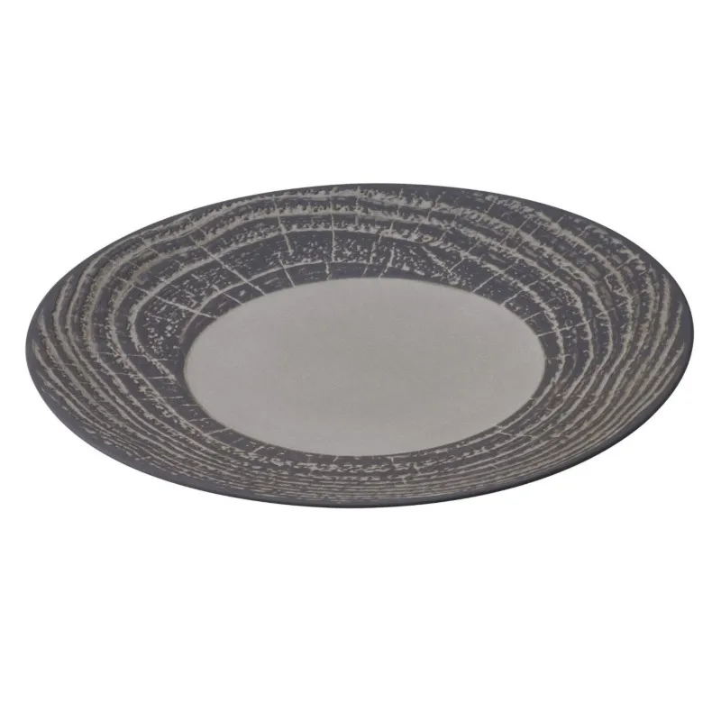 Arborescence talerz plaski 28 cm szary
