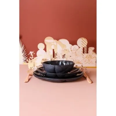 Succession Talerz czarny 21 cm