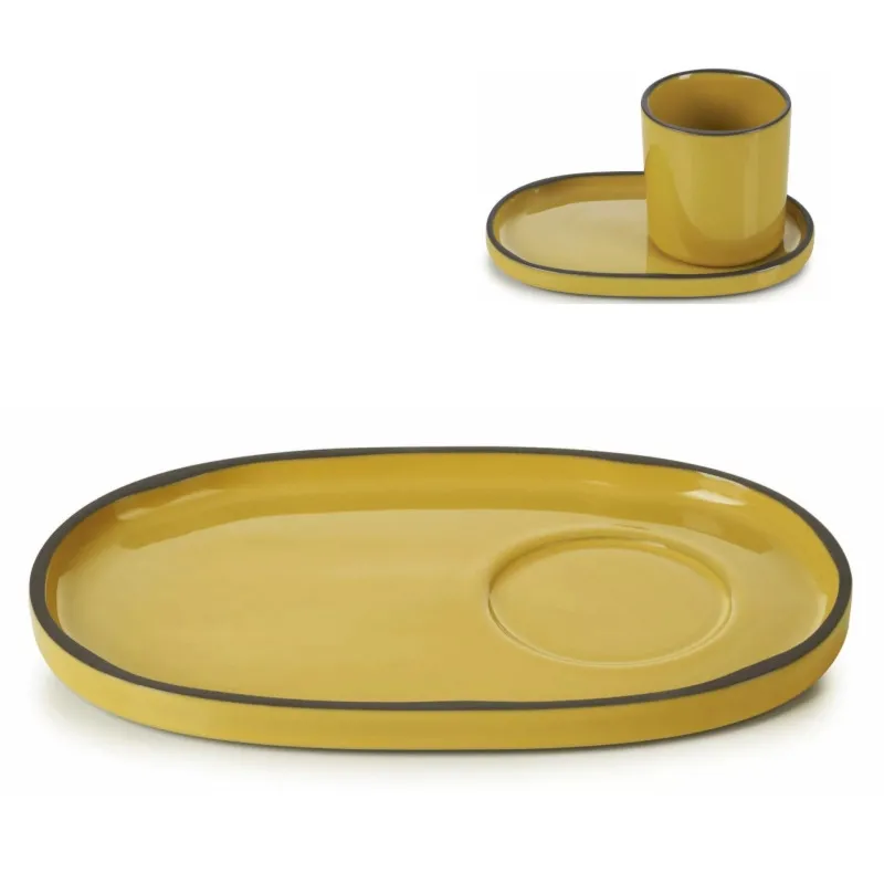 CARACTERE spodek 13x8 cm Kurkuma