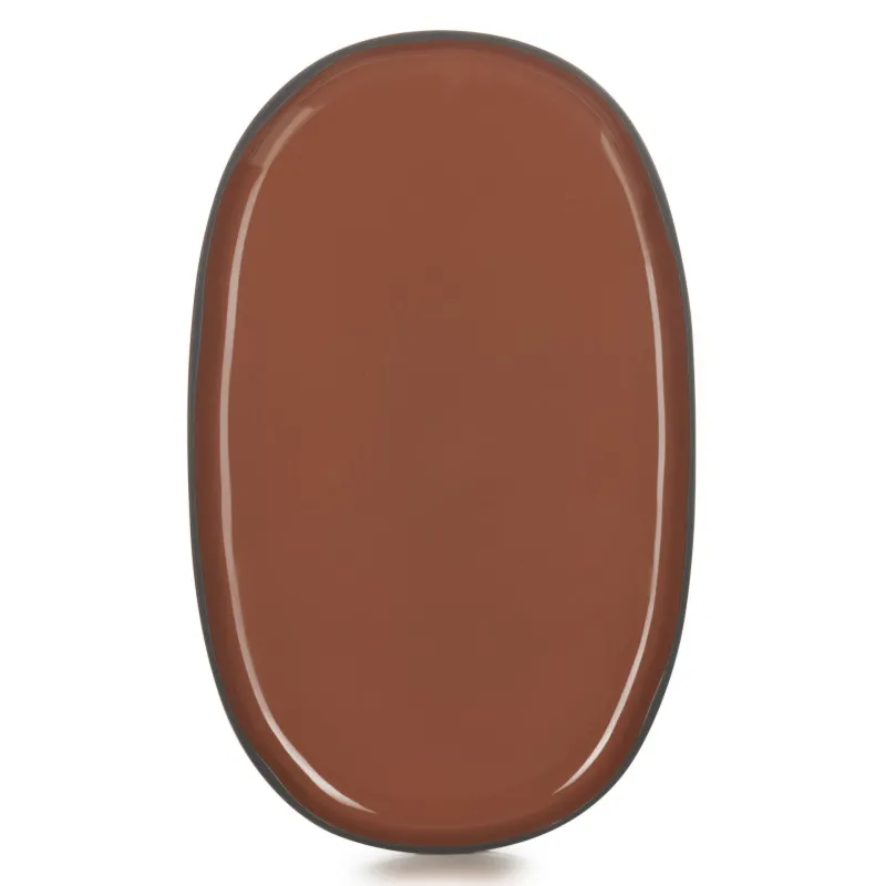 CARACTERE półmisek 35x21 cm Cynamon