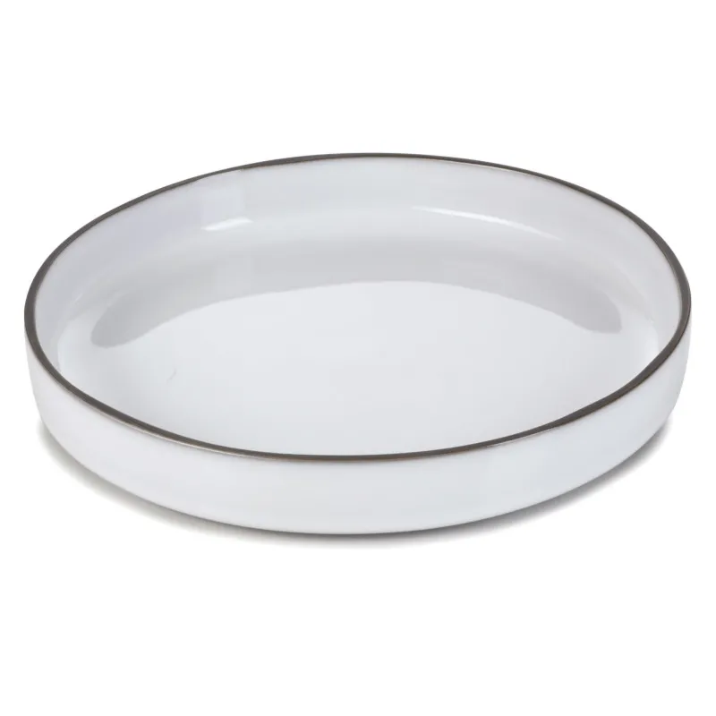 CARACTERE talerz gourmet 23 cm Biała Chmura