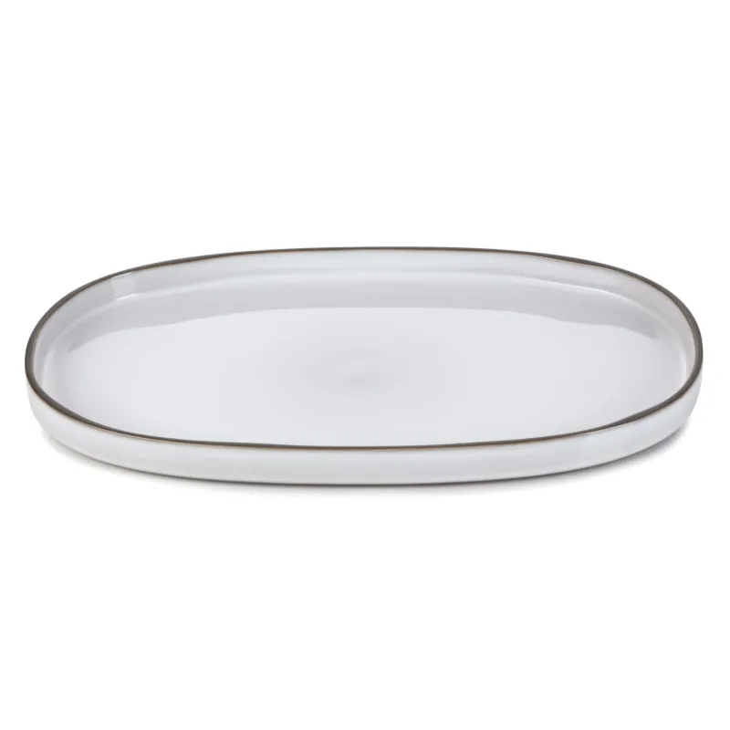 CARACTERE półmisek 35x21 cm Biała Chmura